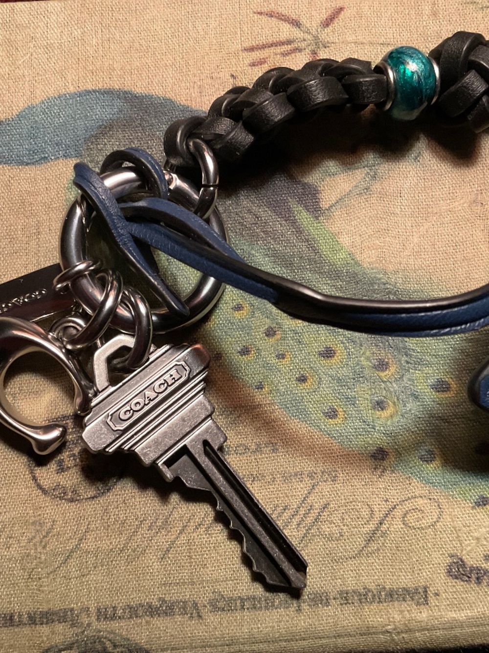 Coach Bag Charms Compass 35 loved leather - Picture 4 of 7
